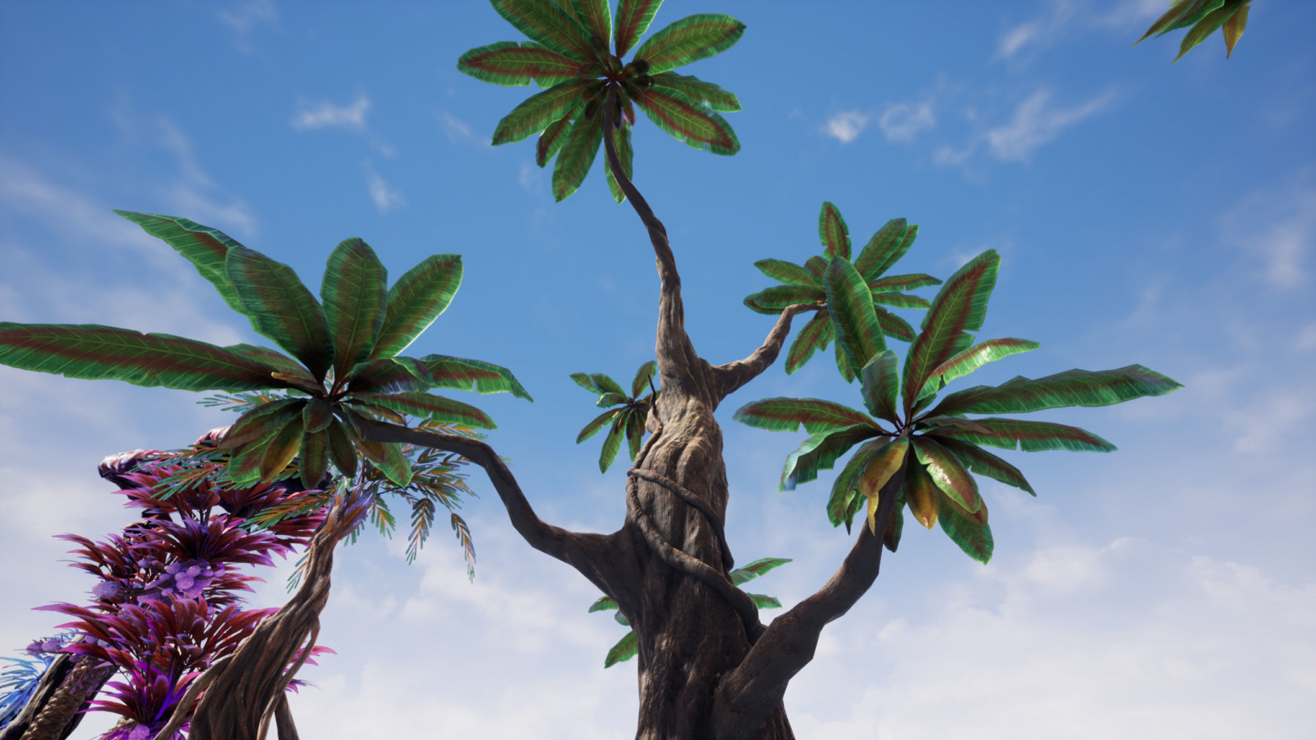 Tropical Alien Jungle - Fantasy Forest Environment - Unreal Low-poly 3D model_40