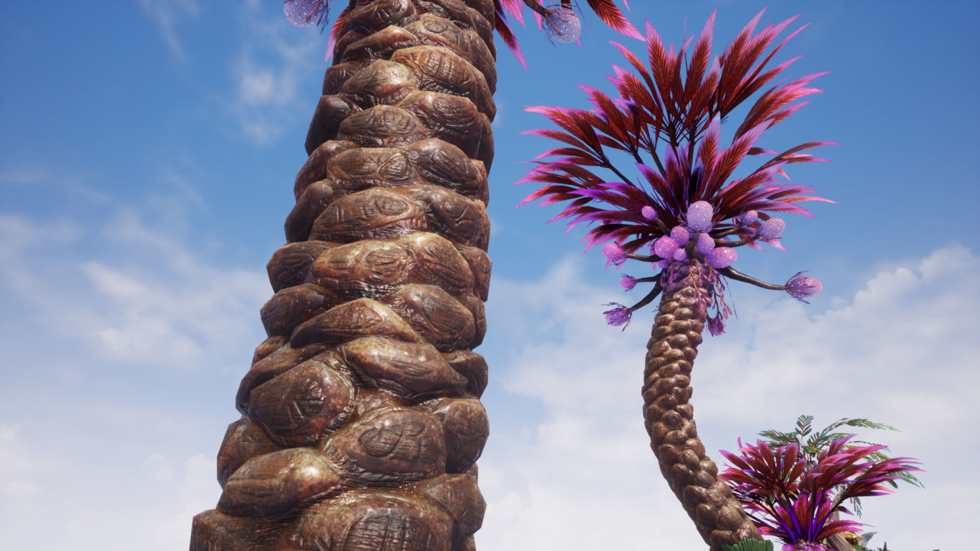 Tropical Alien Jungle - Fantasy Forest Environment - Unreal Low-poly 3D model_34