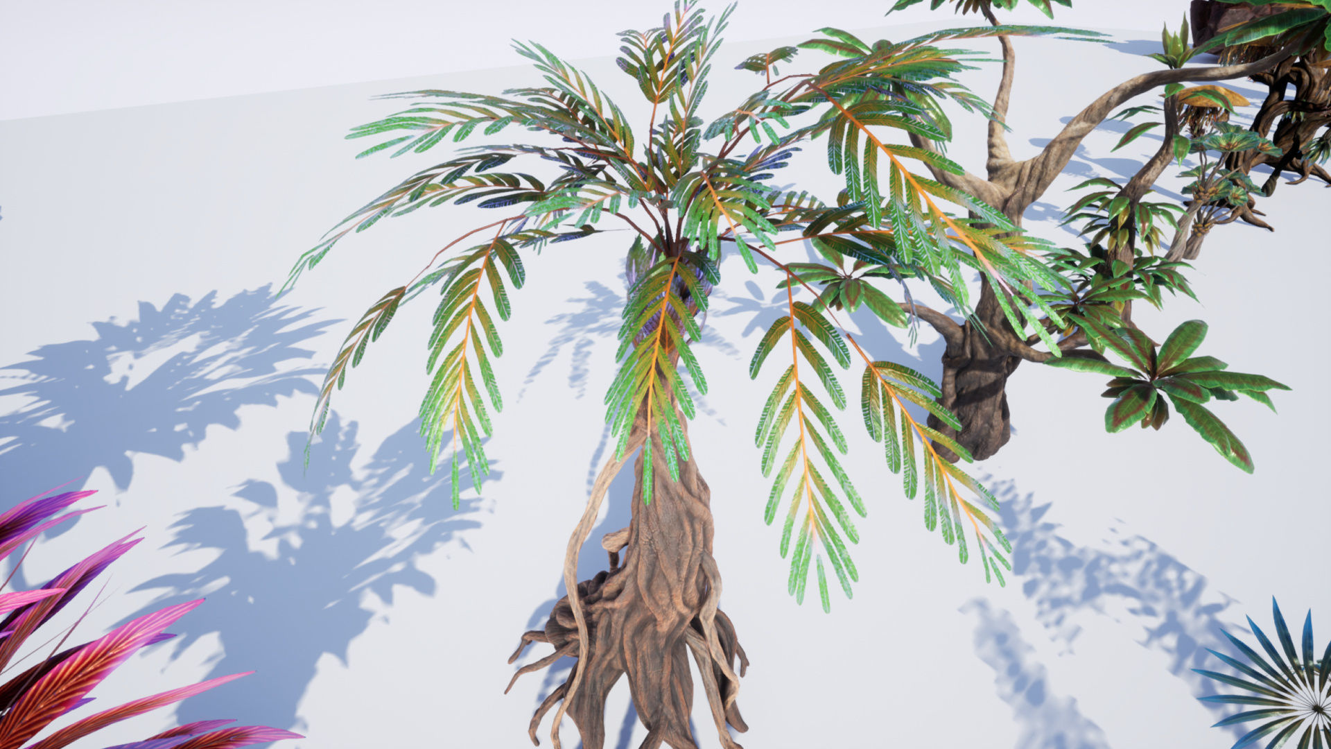 Tropical Alien Jungle - Fantasy Forest Environment - Unreal Low-poly 3D model_37