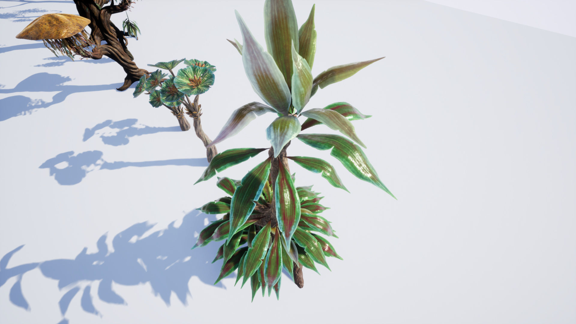 Tropical Alien Jungle - Fantasy Forest Environment - Unreal Low-poly 3D model_43
