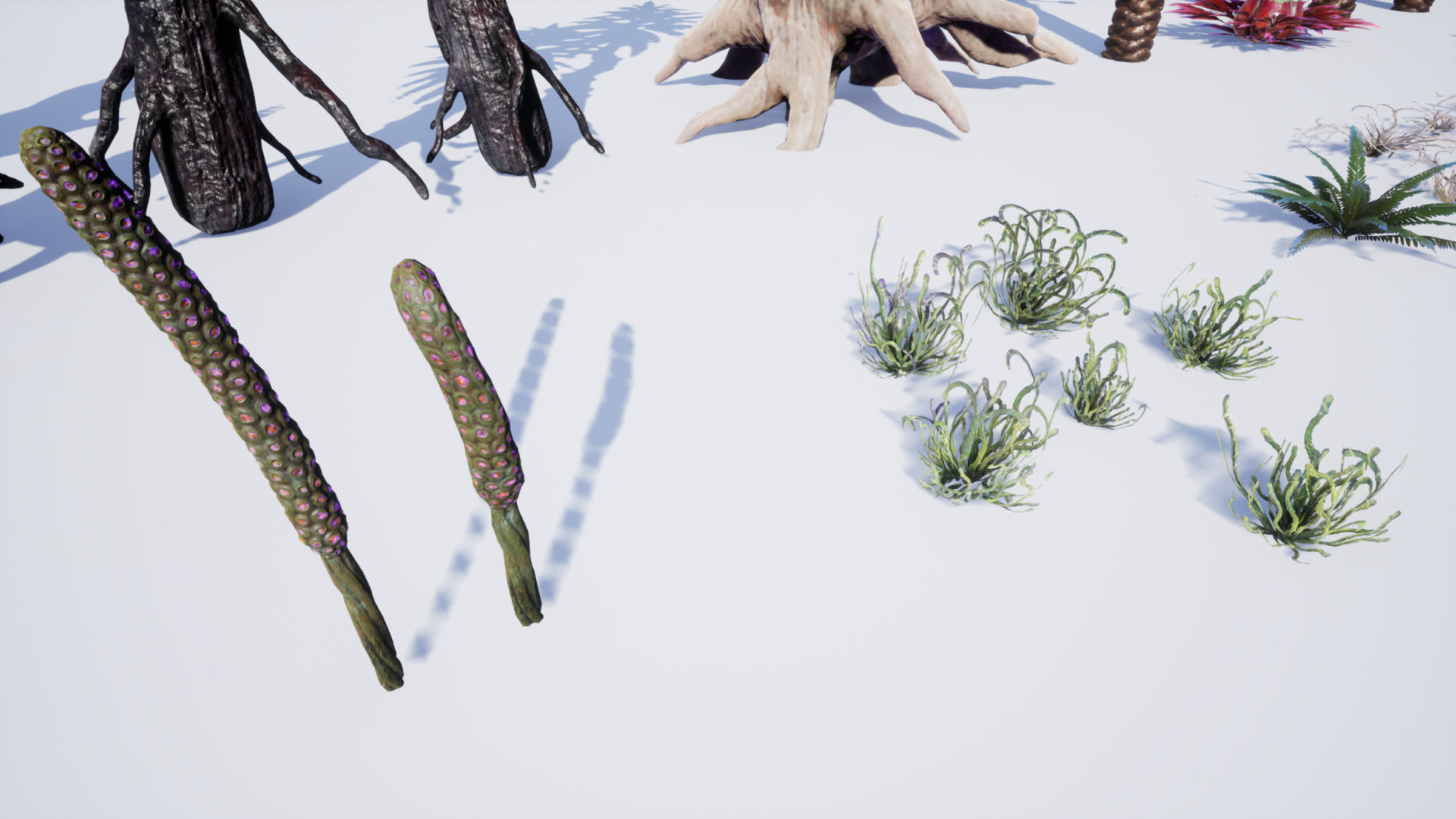 Tropical Alien Jungle - Fantasy Forest Environment - Unreal Low-poly 3D model_54
