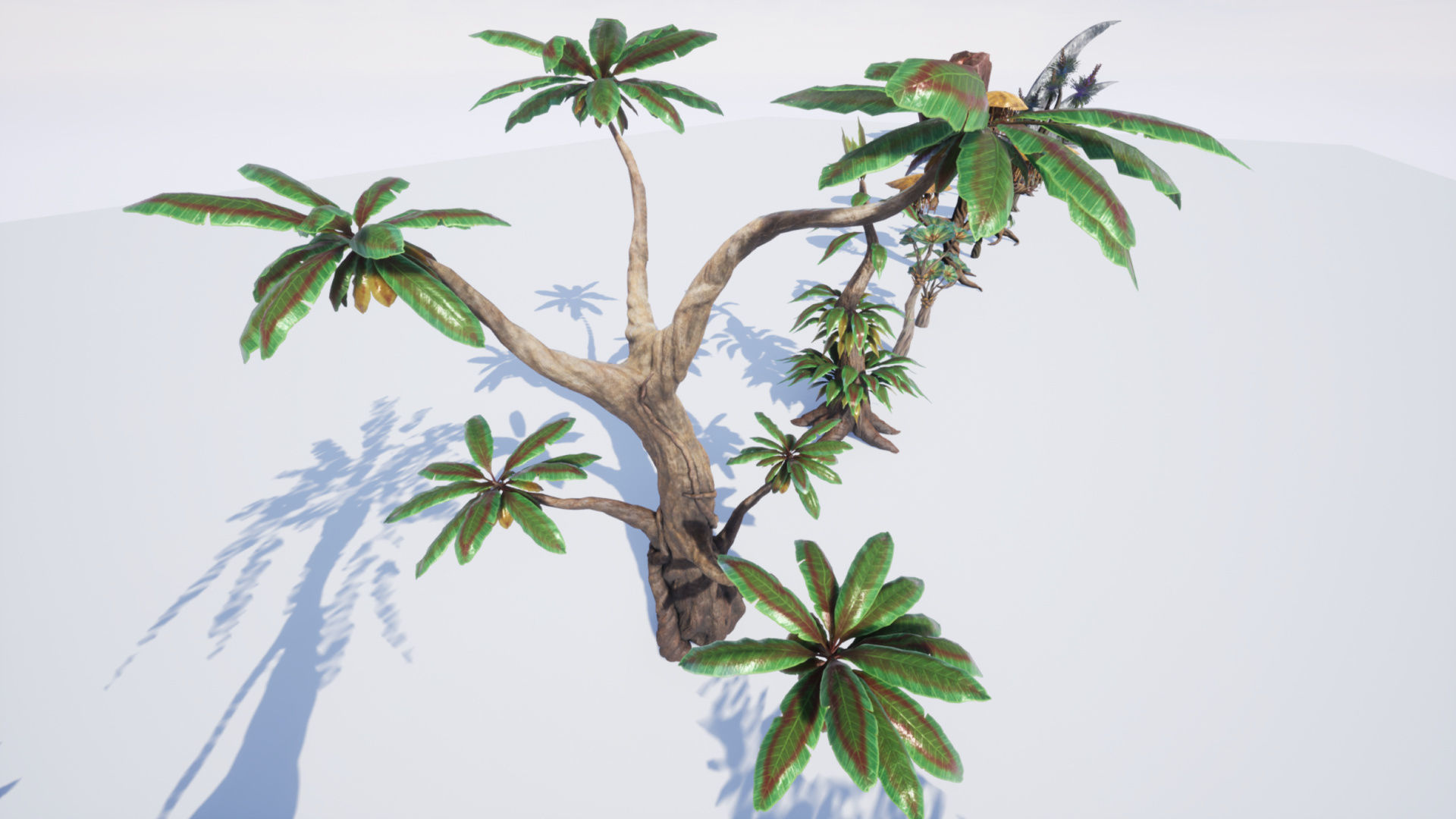 Tropical Alien Jungle - Fantasy Forest Environment - Unreal Low-poly 3D model_39