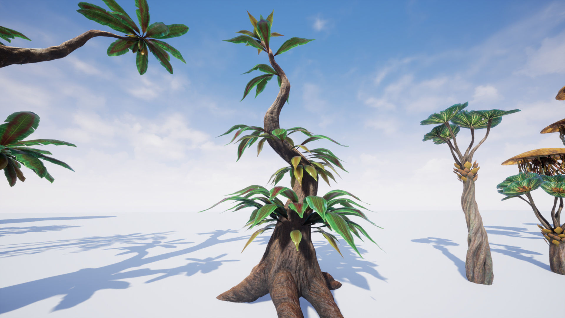 Tropical Alien Jungle - Fantasy Forest Environment - Unreal Low-poly 3D model_41