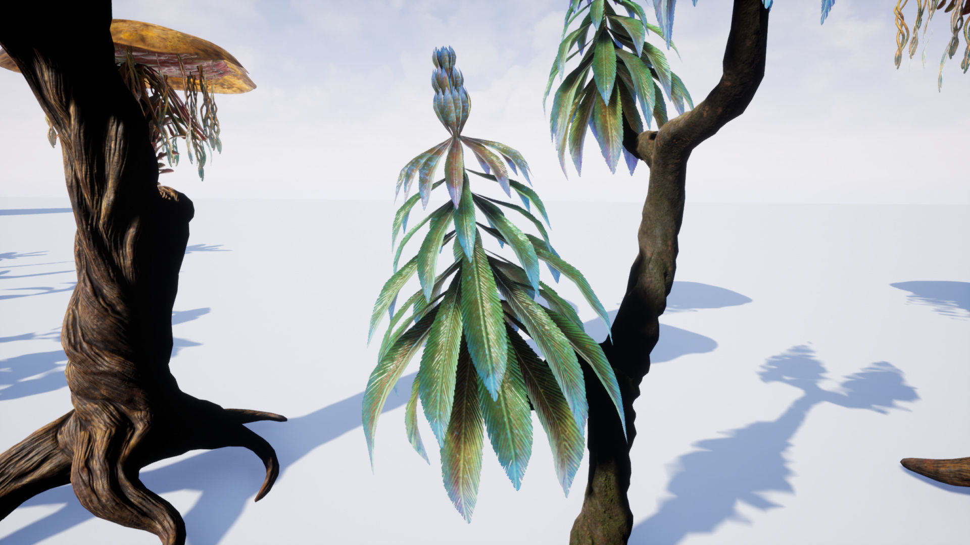 Tropical Alien Jungle - Fantasy Forest Environment - Unreal Low-poly 3D model_50