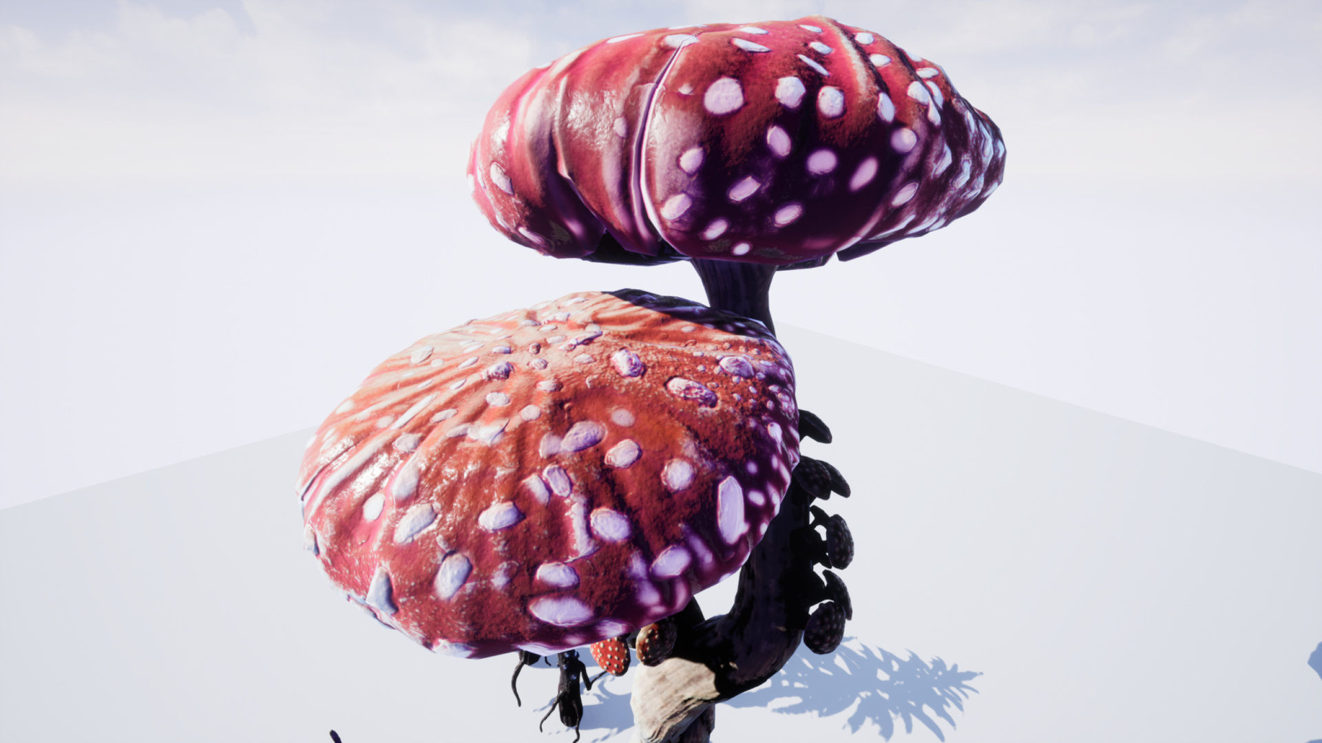 Tropical Alien Jungle - Fantasy Forest Environment - Unreal Low-poly 3D model_30