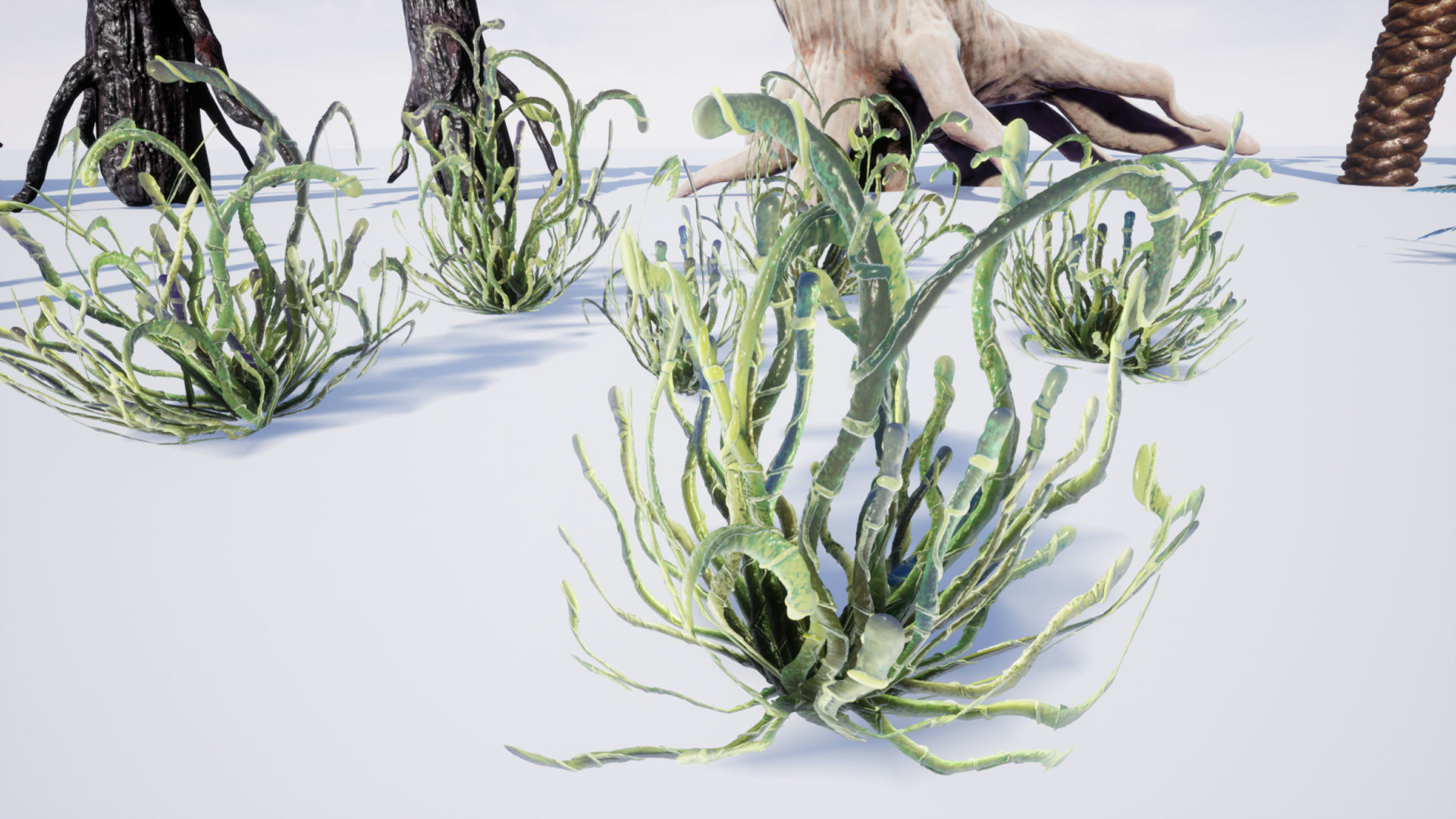 Tropical Alien Jungle - Fantasy Forest Environment - Unreal Low-poly 3D model_57