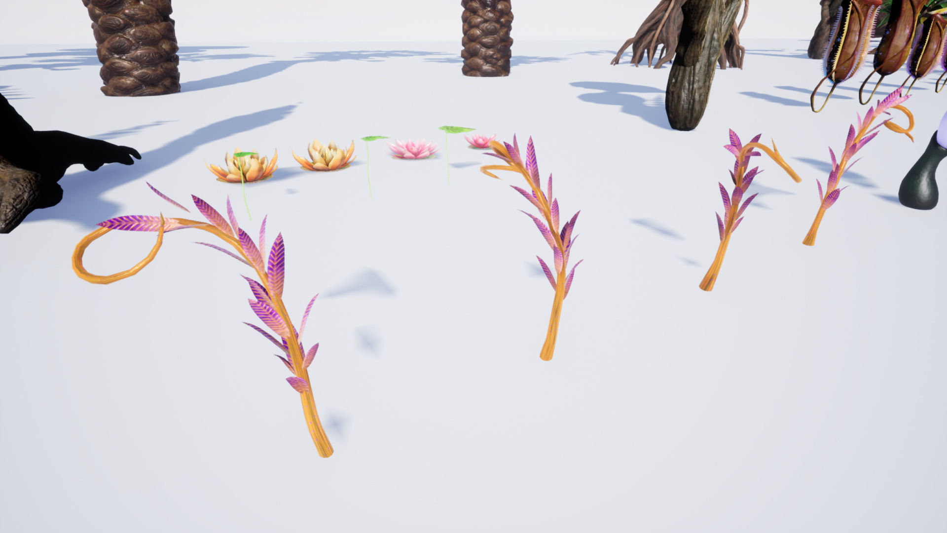Tropical Alien Jungle - Fantasy Forest Environment - Unreal Low-poly 3D model_67