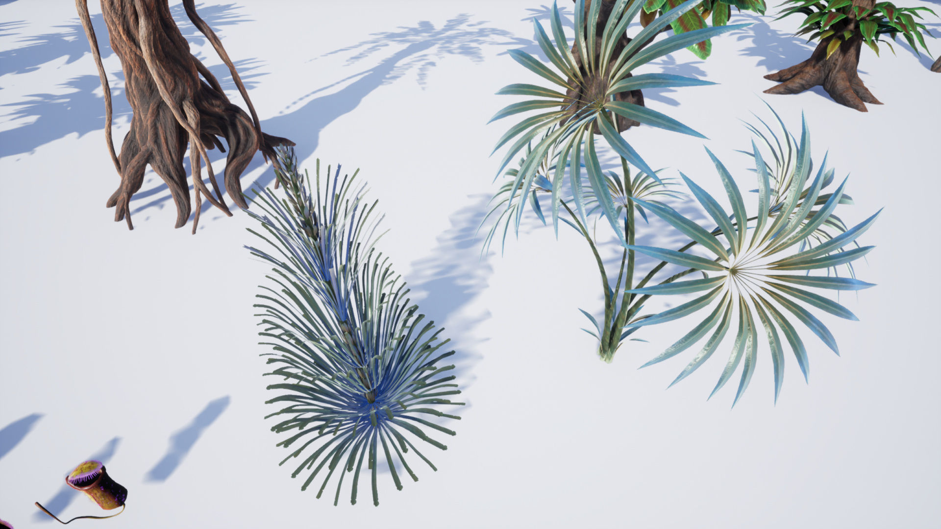 Tropical Alien Jungle - Fantasy Forest Environment - Unreal Low-poly 3D model_71