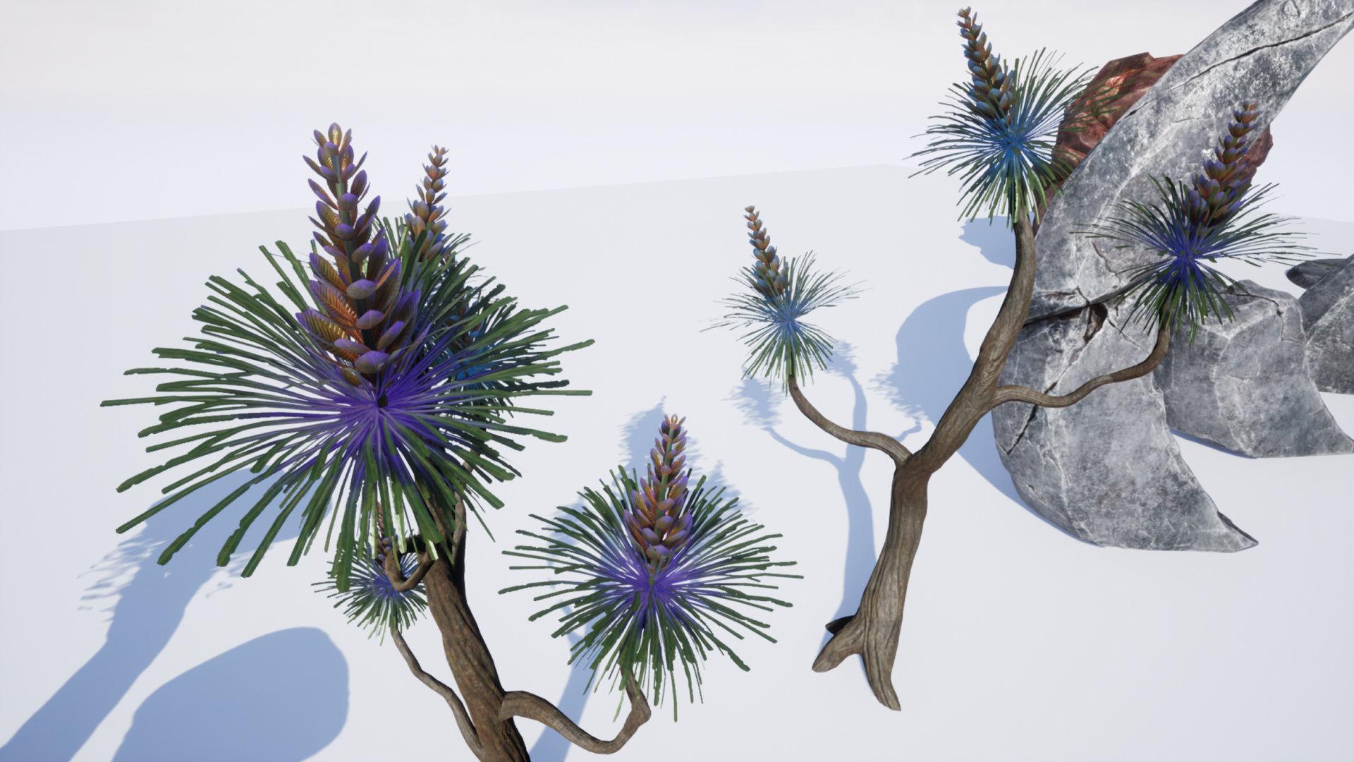 Tropical Alien Jungle - Fantasy Forest Environment - Unreal Low-poly 3D model_52