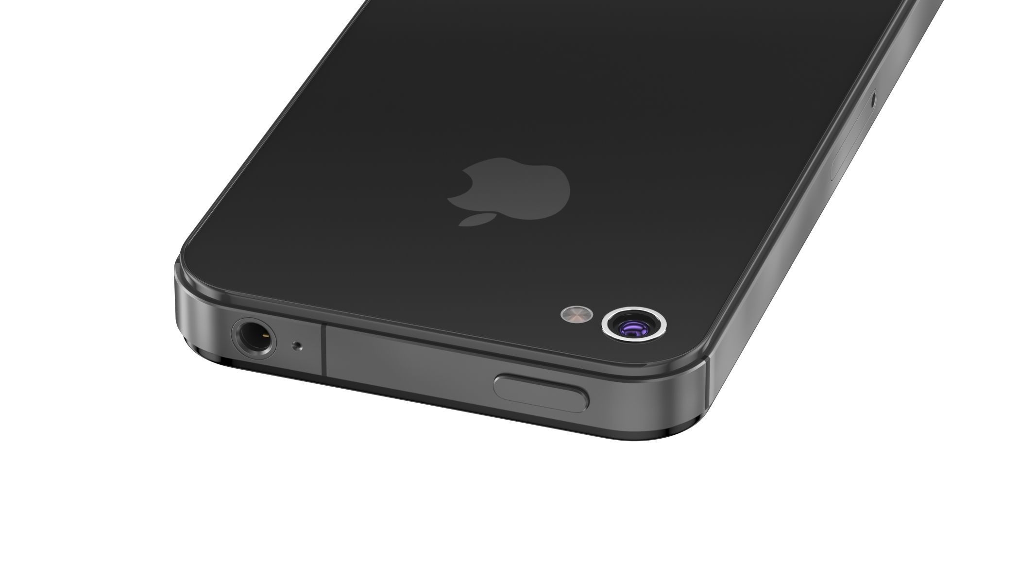 Apple iPhone 4S Black 3D model_6