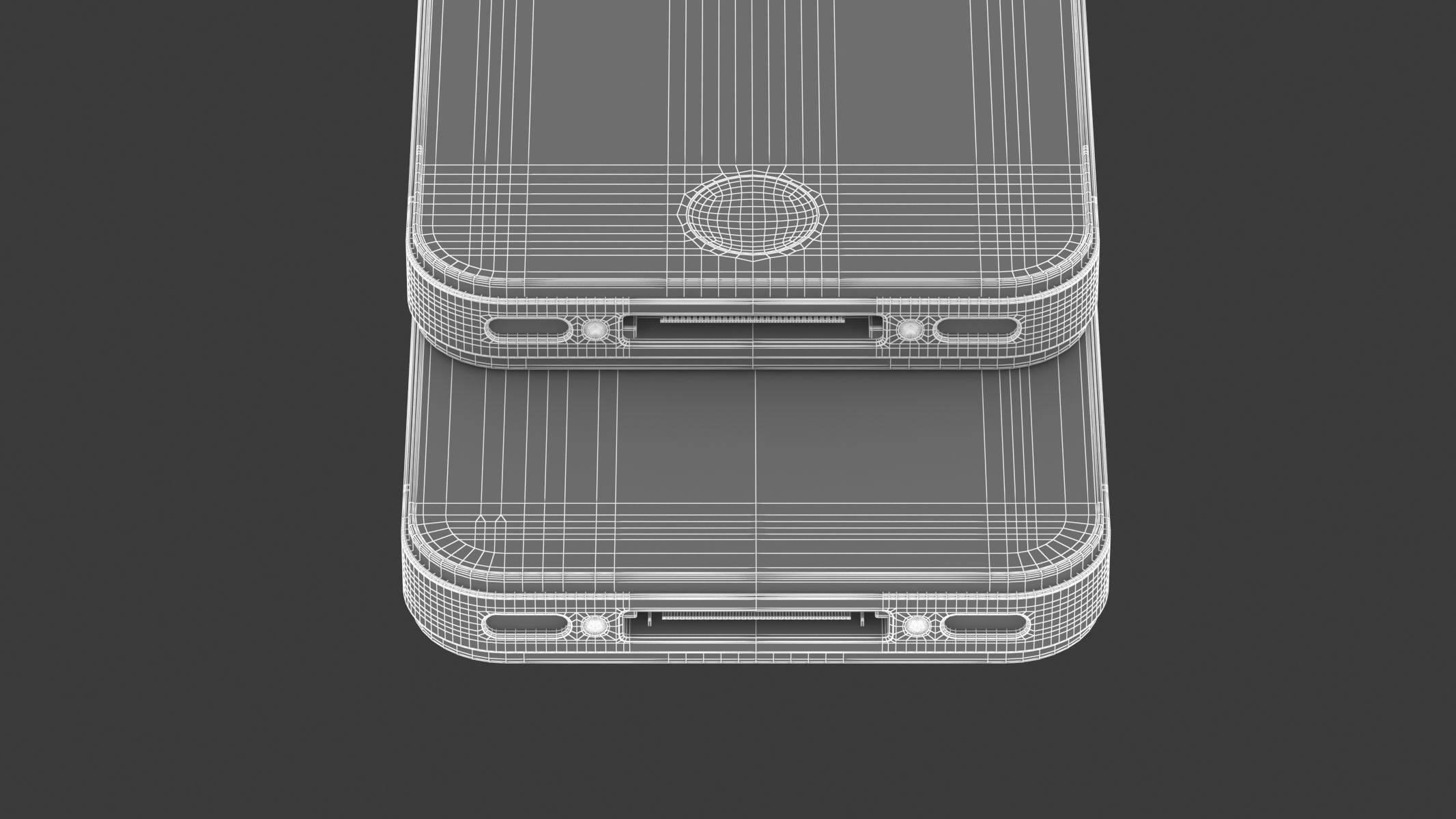 Apple iPhone 4S Black 3D model_19