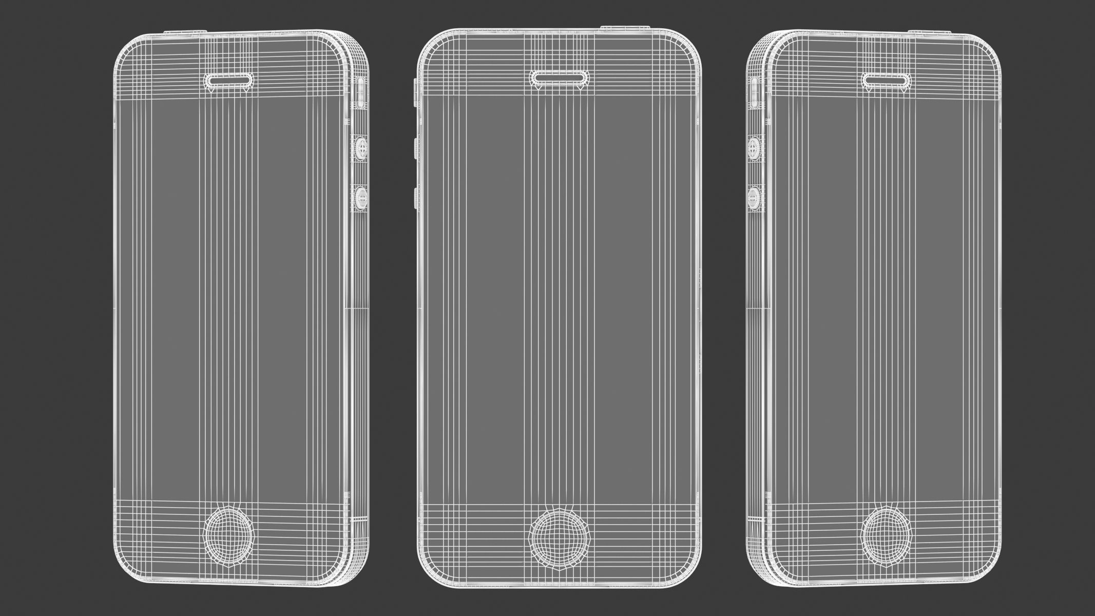 Apple iPhone 4S Black 3D model_17