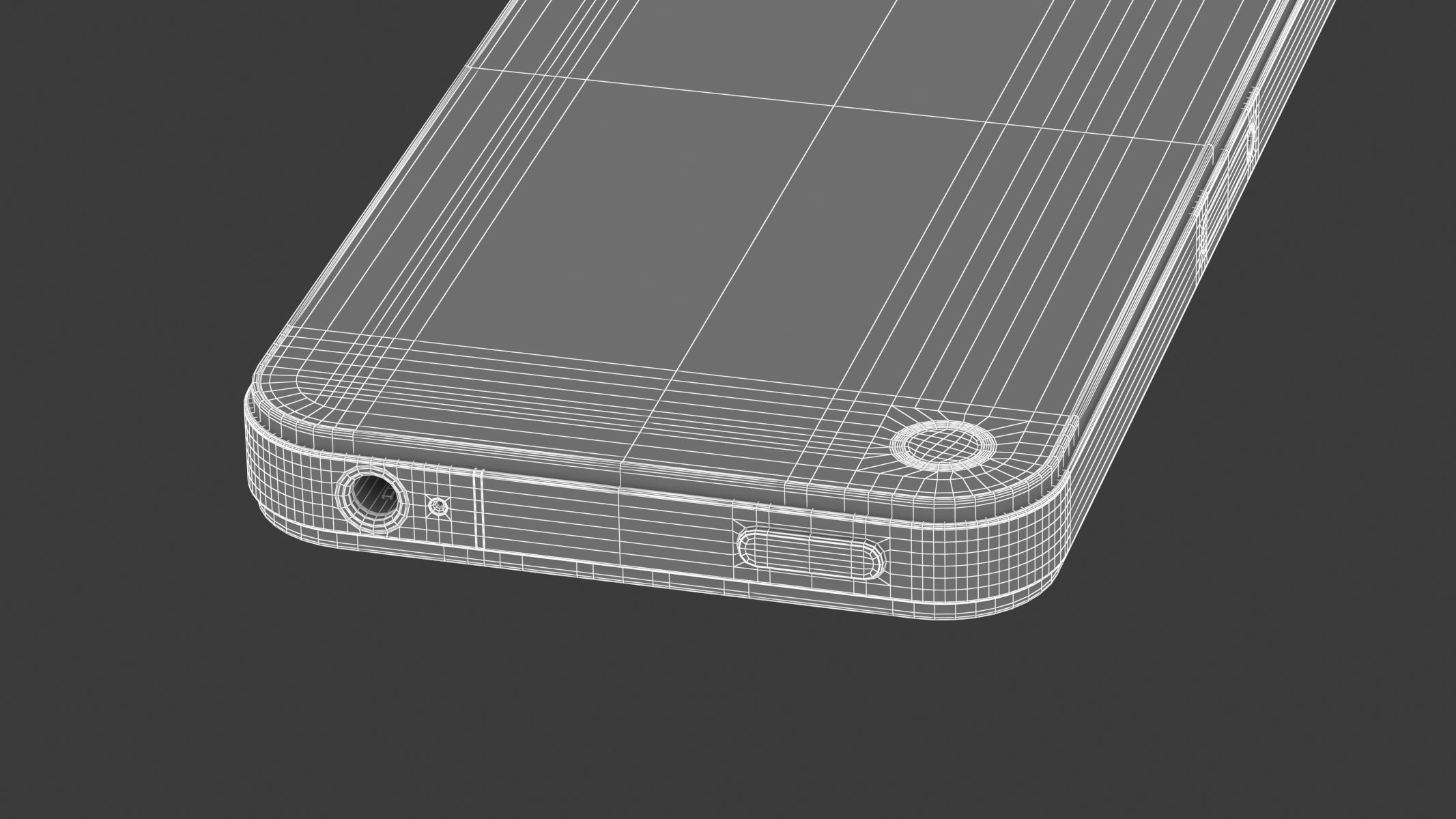Apple iPhone 4S Black 3D model_16