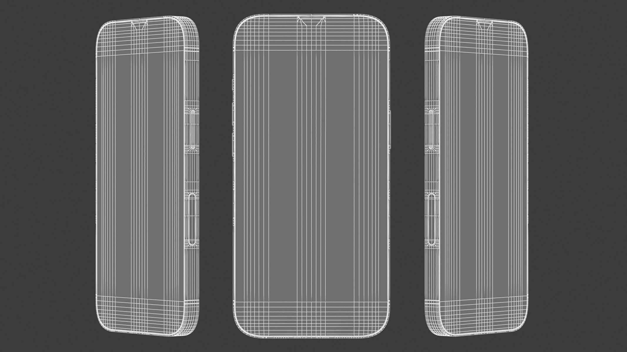 Apple iPhone 14 Blue 3D model_17