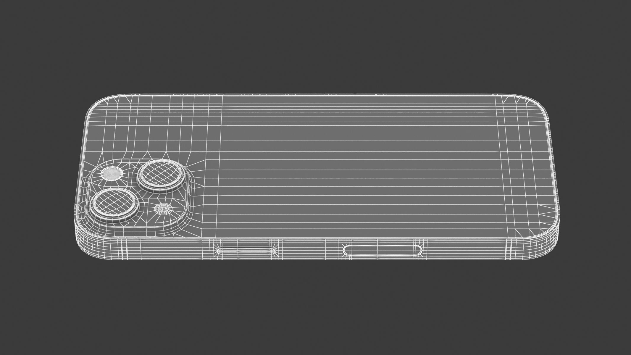 Apple iPhone 14 Blue 3D model_12