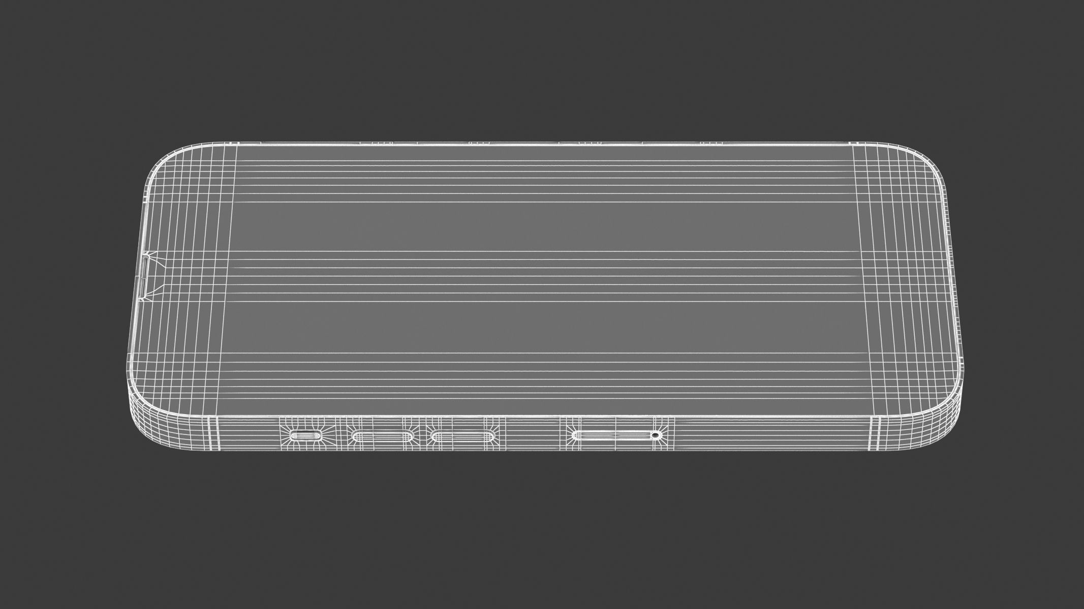 Apple iPhone 14 Blue 3D model_13