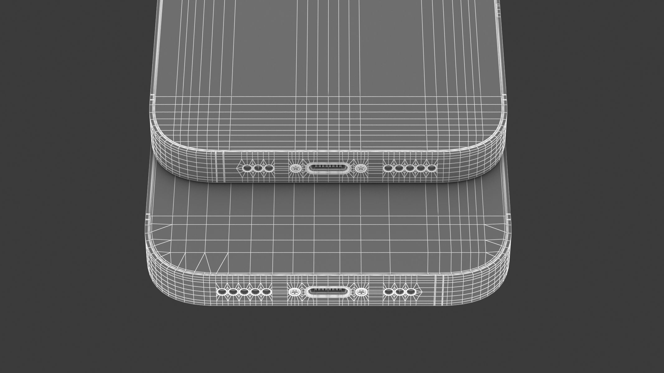 Apple iPhone 14 Blue 3D model_19