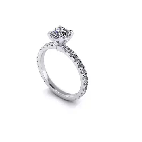 Little Pave Wedding Ring