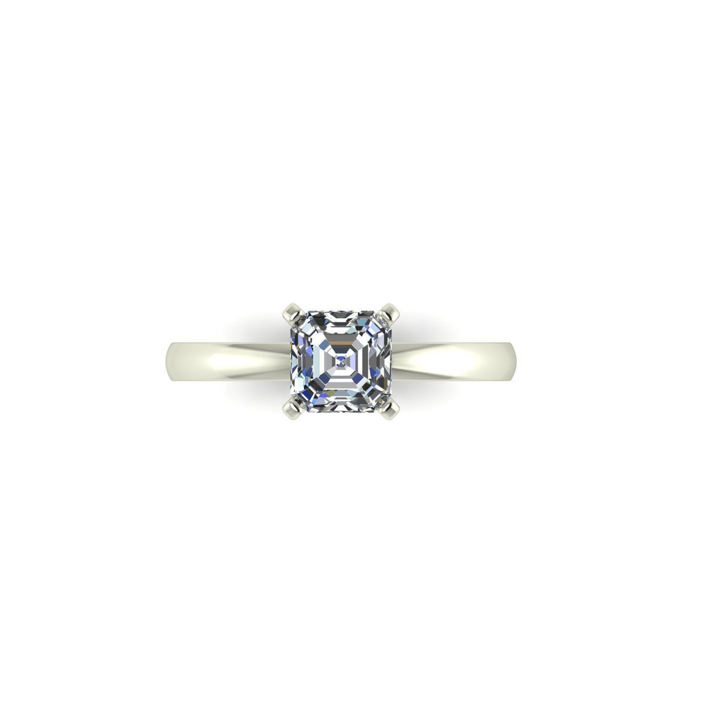 Solitaire Diamond Ring 3D print model_3