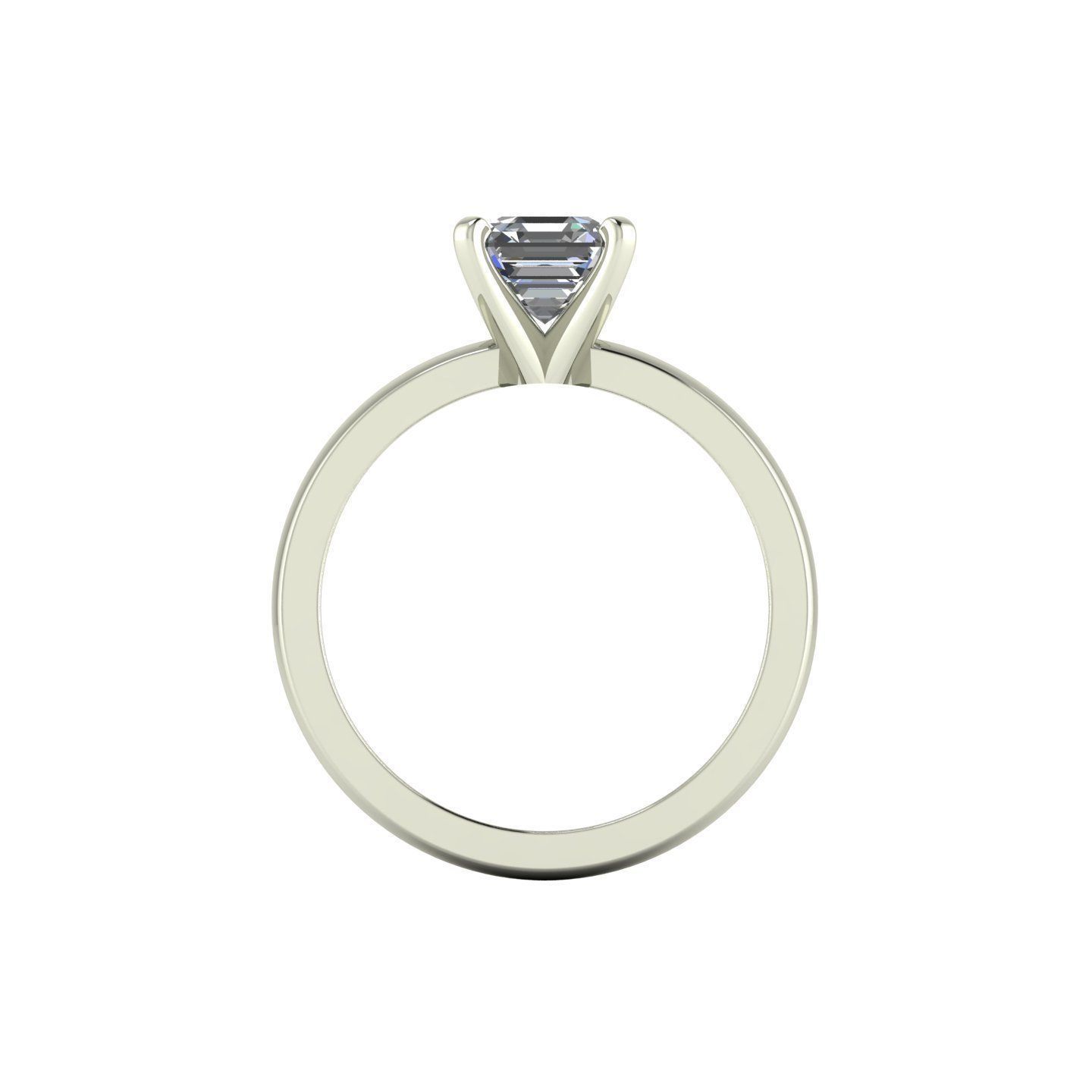 Solitaire Diamond Ring 3D print model_1