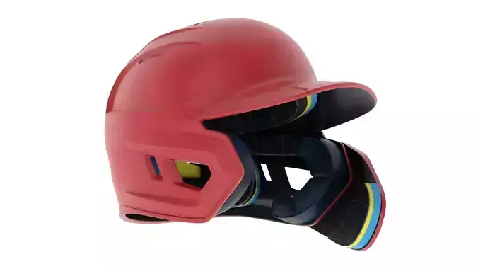 Baseball Helmet Generic 3D model