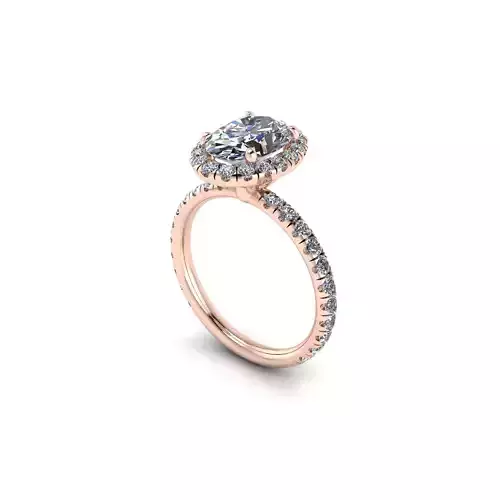 Oval True Love Wedding Ring