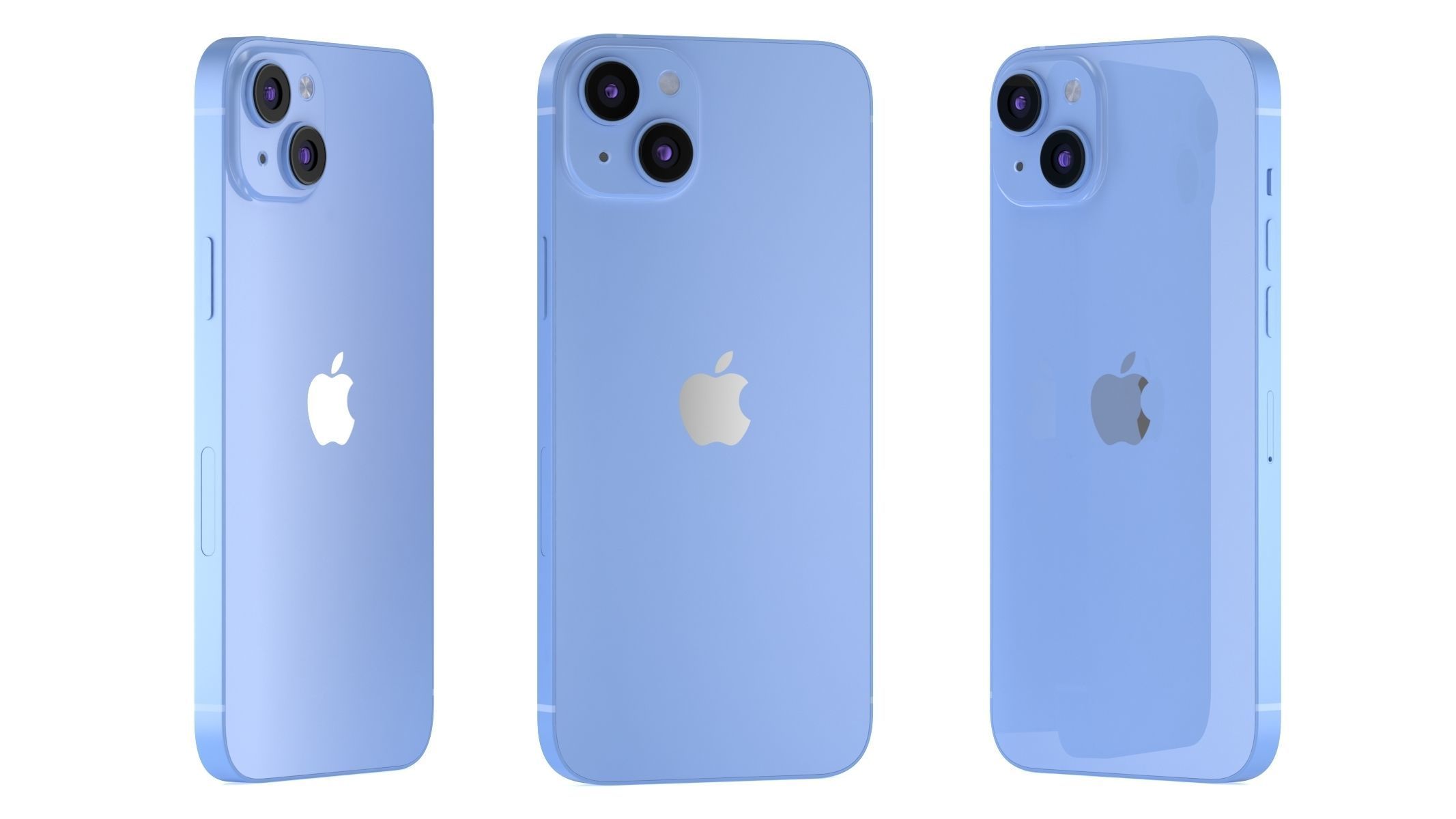 Apple iPhone 14 Plus Blue 3D model_8