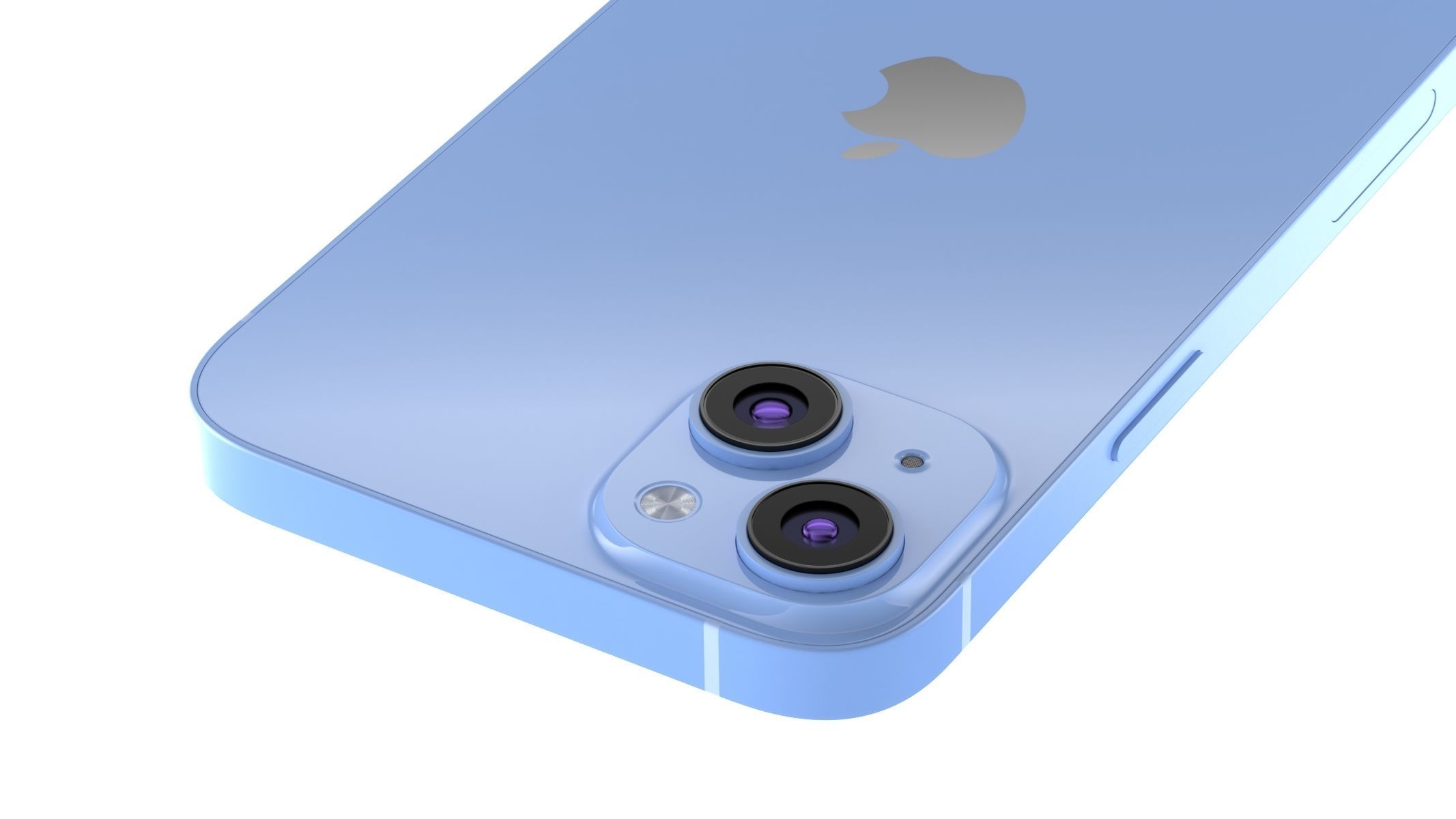 Apple iPhone 14 Plus Blue 3D model_6