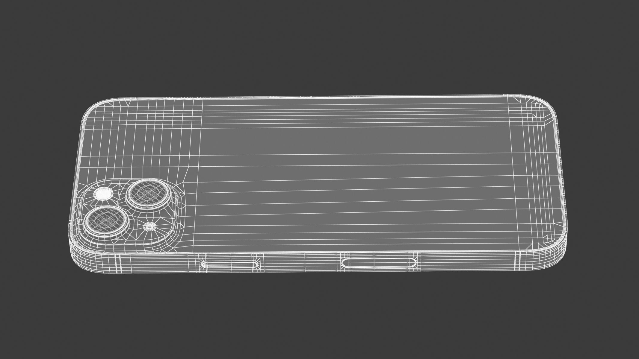 Apple iPhone 14 Plus Blue 3D model_12