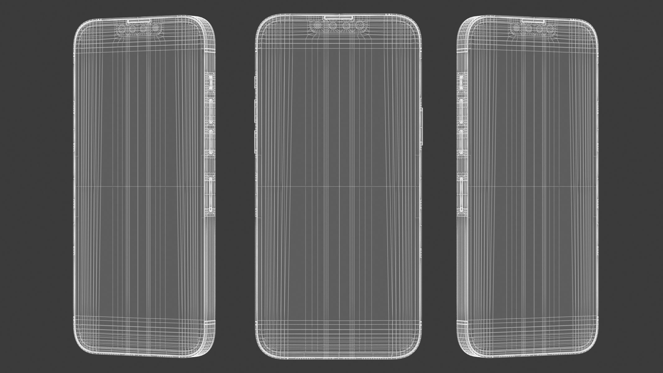 Apple iPhone 14 Plus Blue 3D model_17