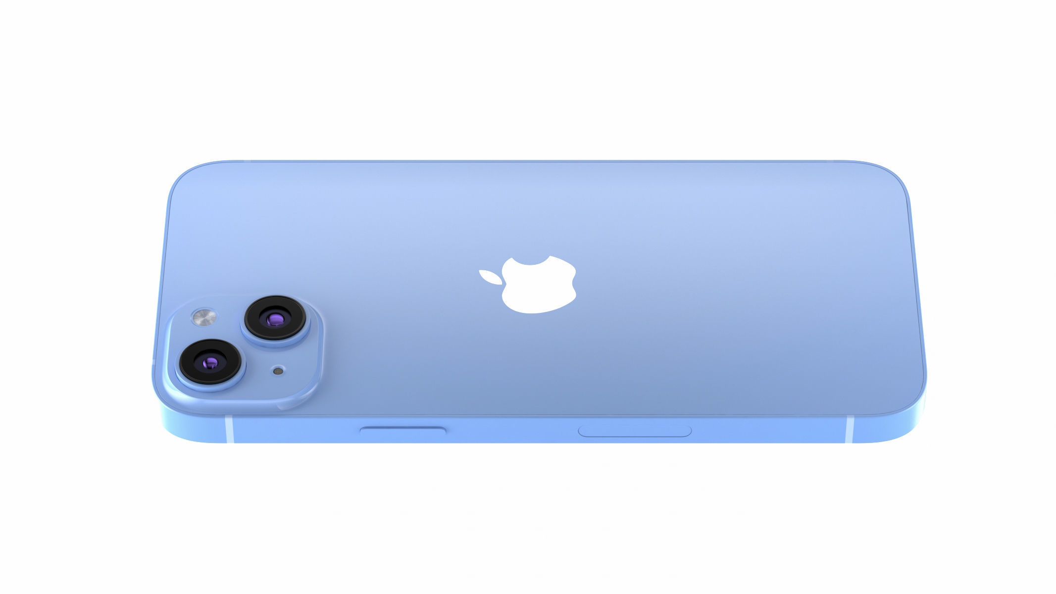Apple iPhone 14 Plus Blue 3D model_2
