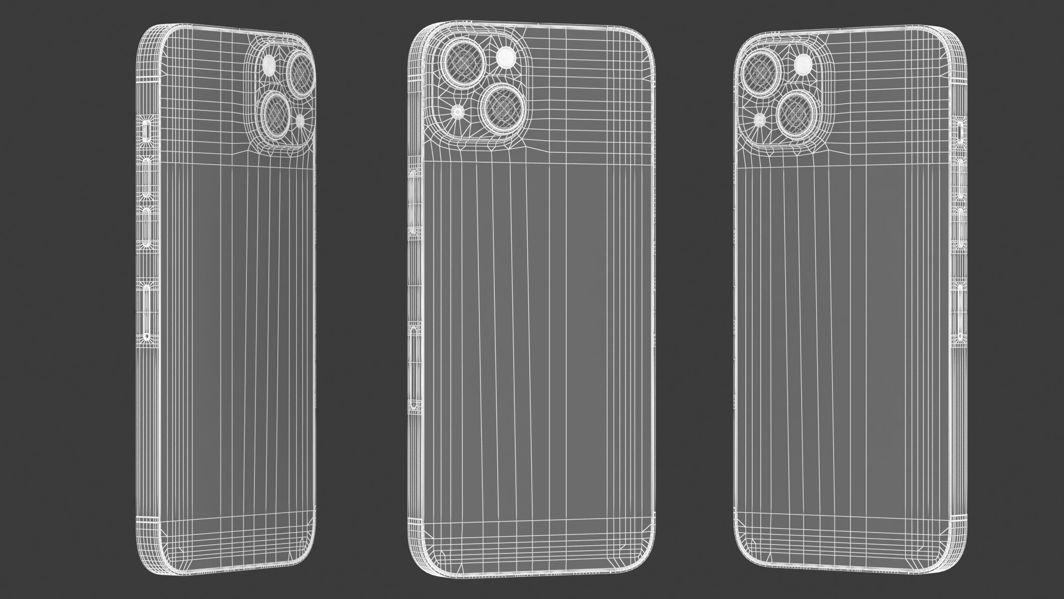 Apple iPhone 14 Plus Blue 3D model_18