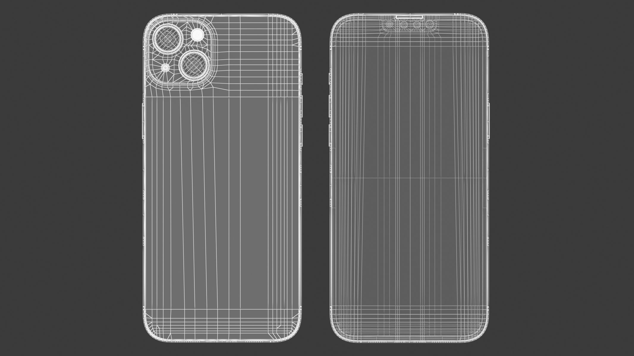 Apple iPhone 14 Plus Blue 3D model_10