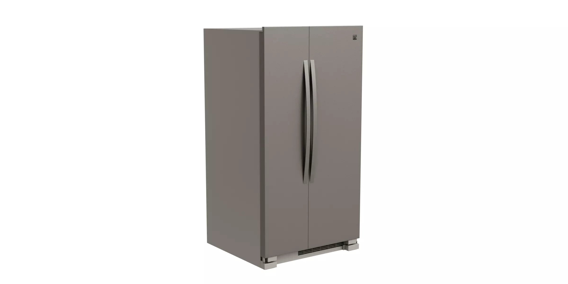 Light Gray 25 Cubic Feet Refrigerator 3D model