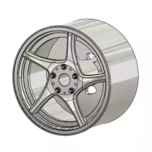 3SDM 3 35 FX RIMS FOR DIECAST 64 SCALE 3D print model