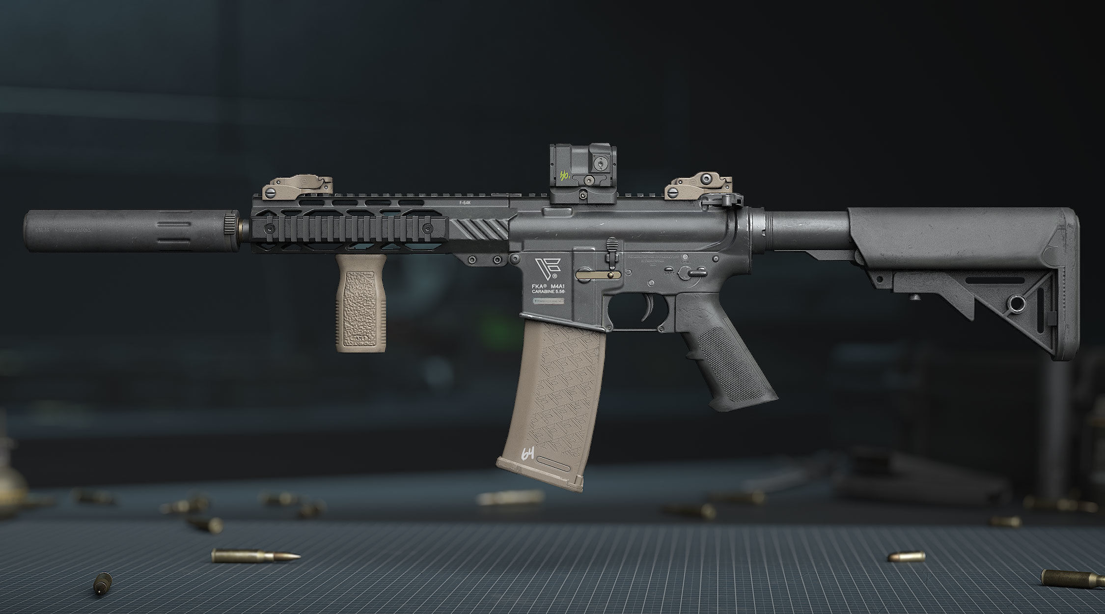 weapon - AR15 - x5 Pack 3D Model Collection_6