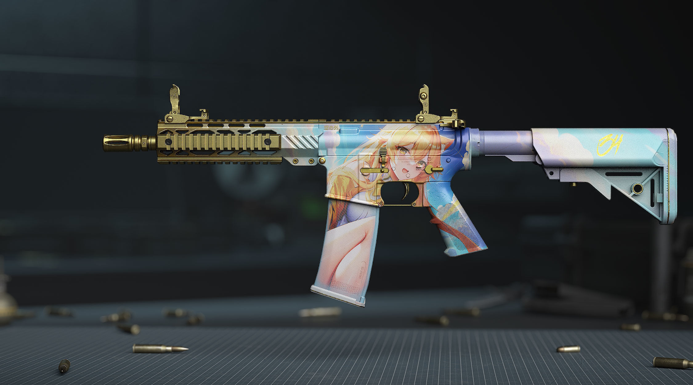 weapon - AR15 - x5 Pack 3D Model Collection_12