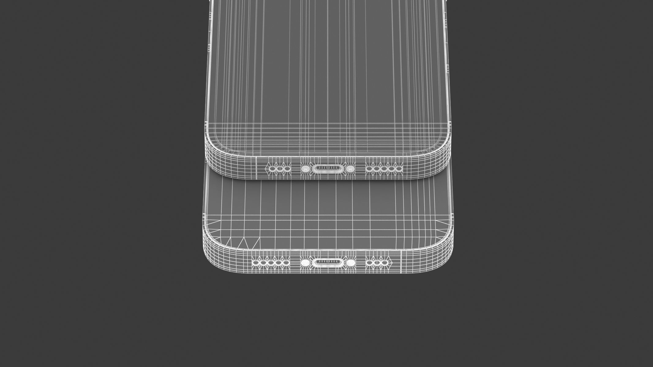 Apple iPhone 14 Pro Silver 3D model_19