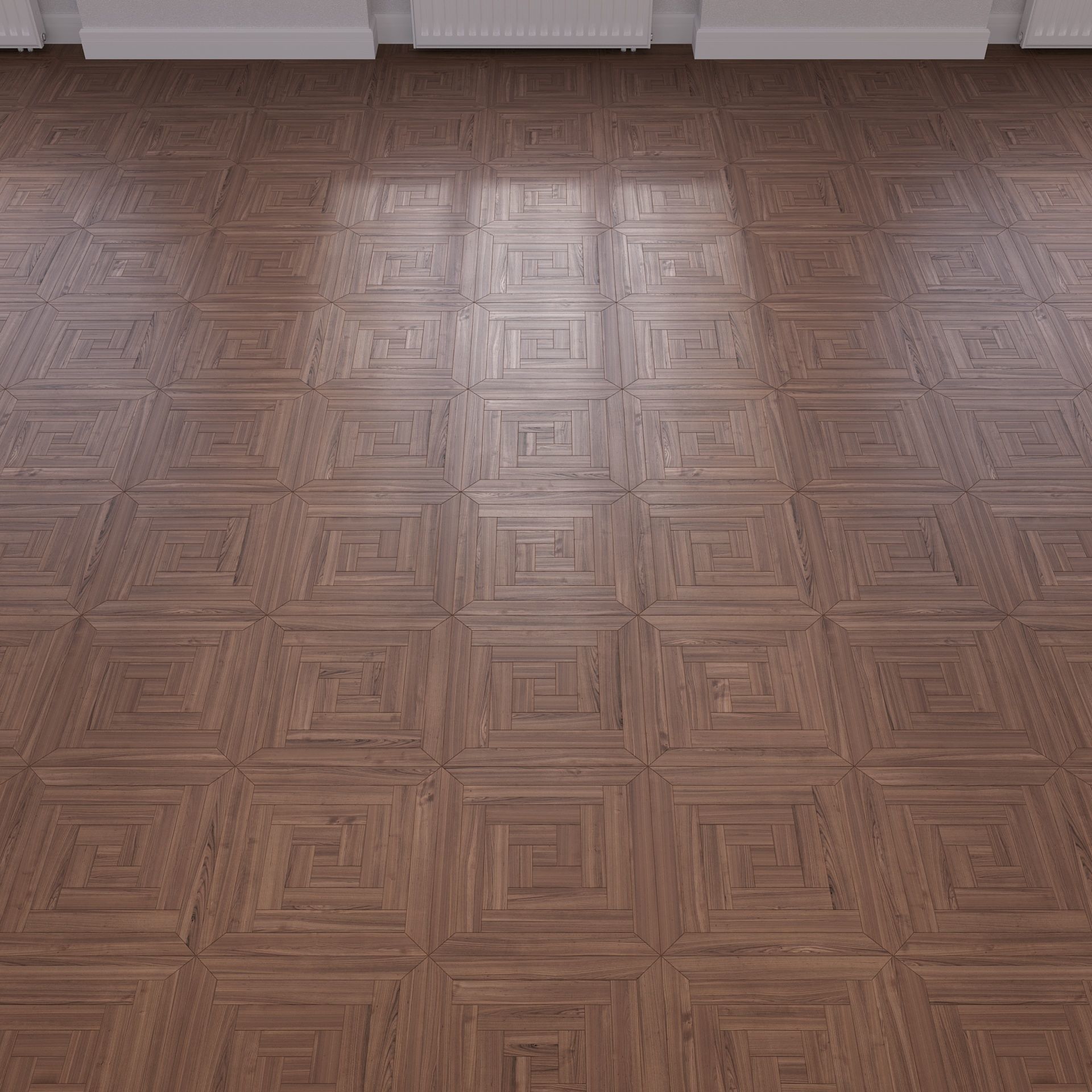 Parquet - Laminate - Wooden floor 4 in 1 3D model_15