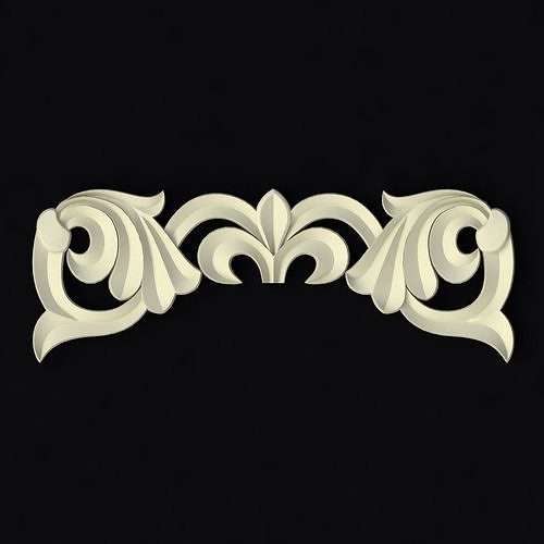 Central decor ornament for furniture Free 3D model