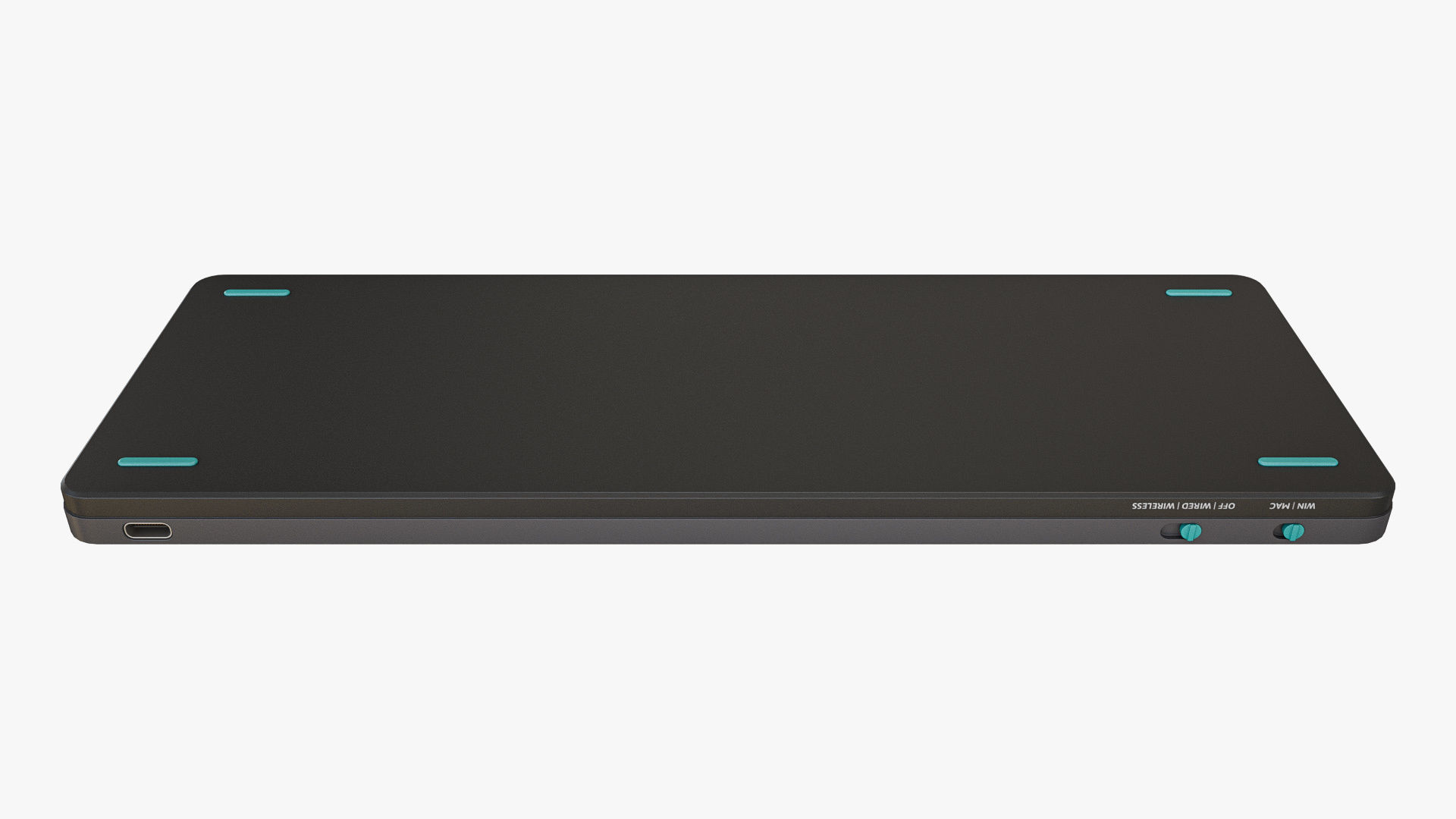 60-Percent Layout Keyboard Grey 3D model_10