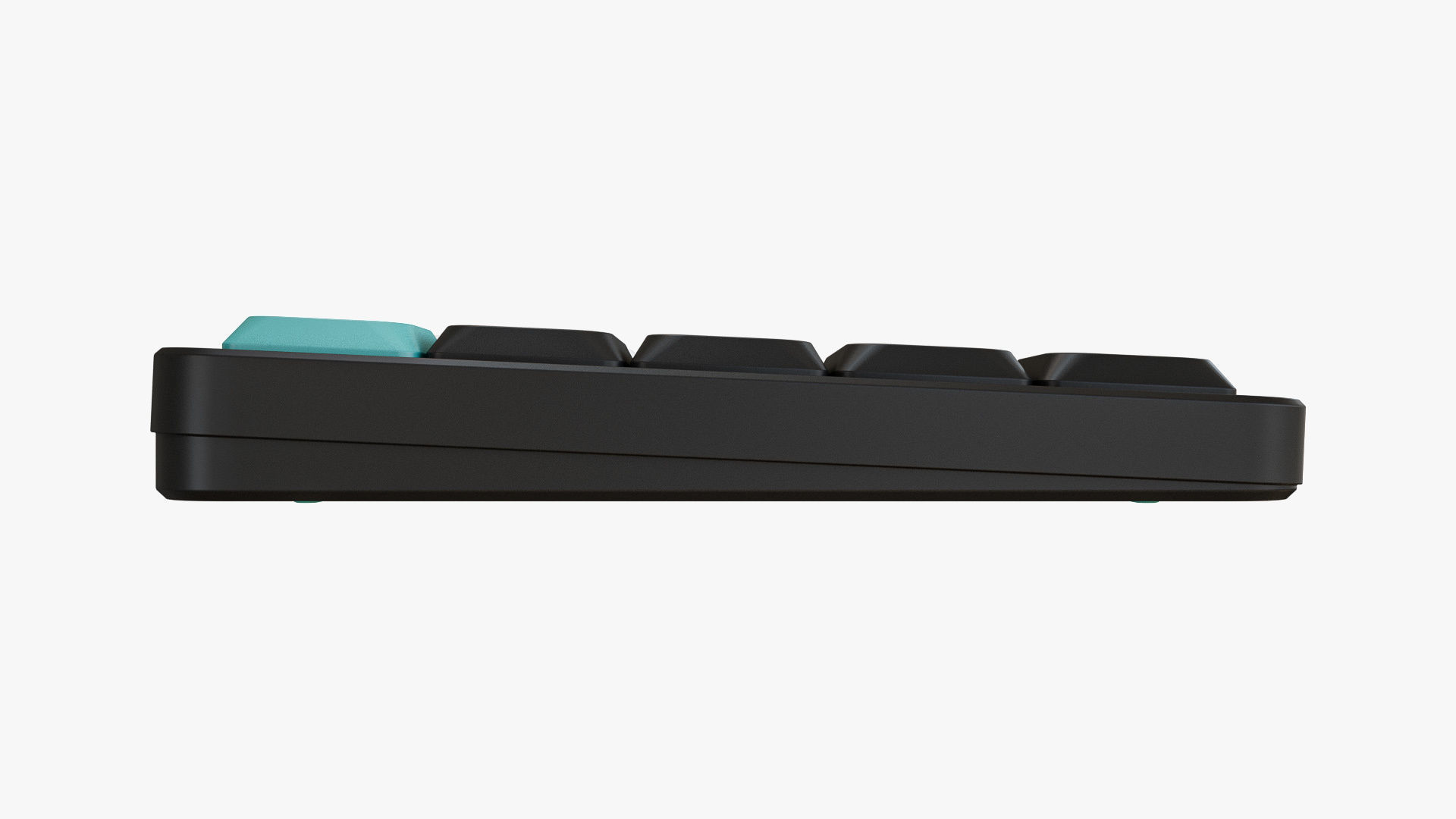 65-Percent Layout Keyboard Black 3D model_7