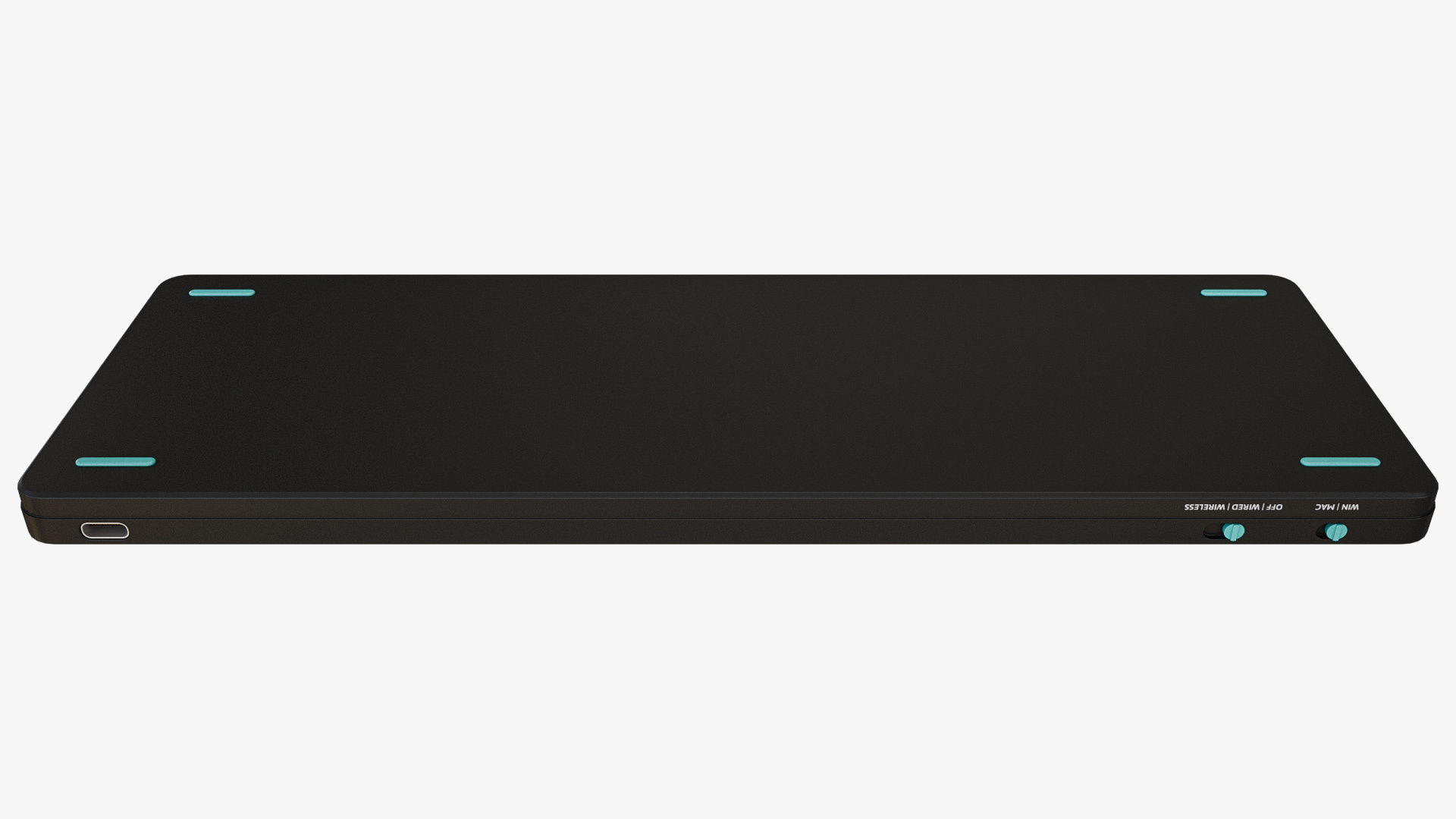 65-Percent Layout Keyboard Black 3D model_10