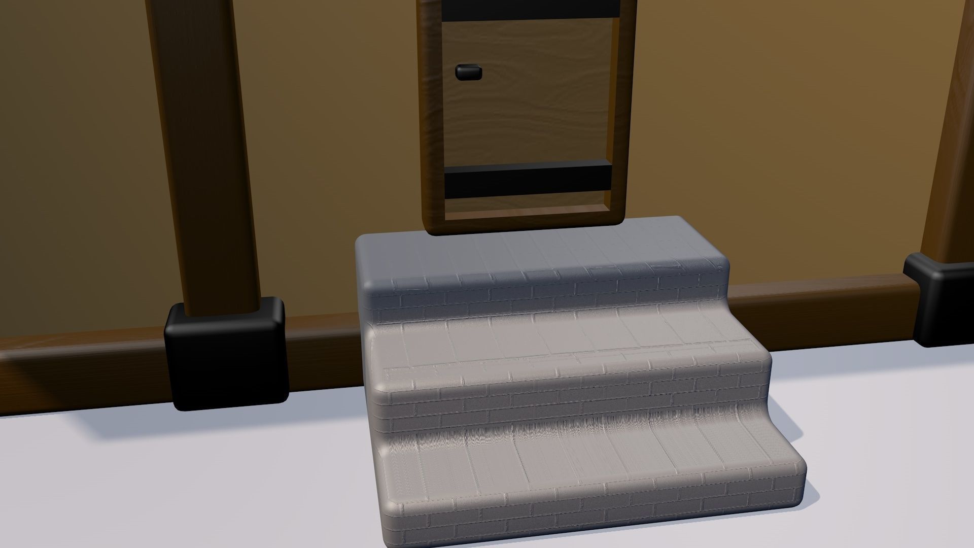 3d Cartoon house 3D model_7