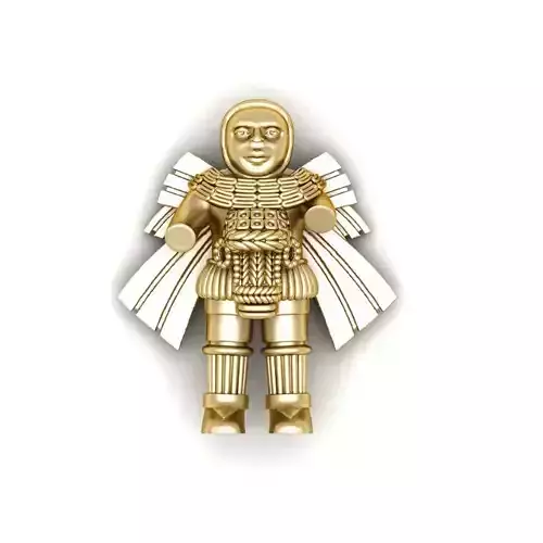 Rocketman ancient warrior ancestral 3D print model