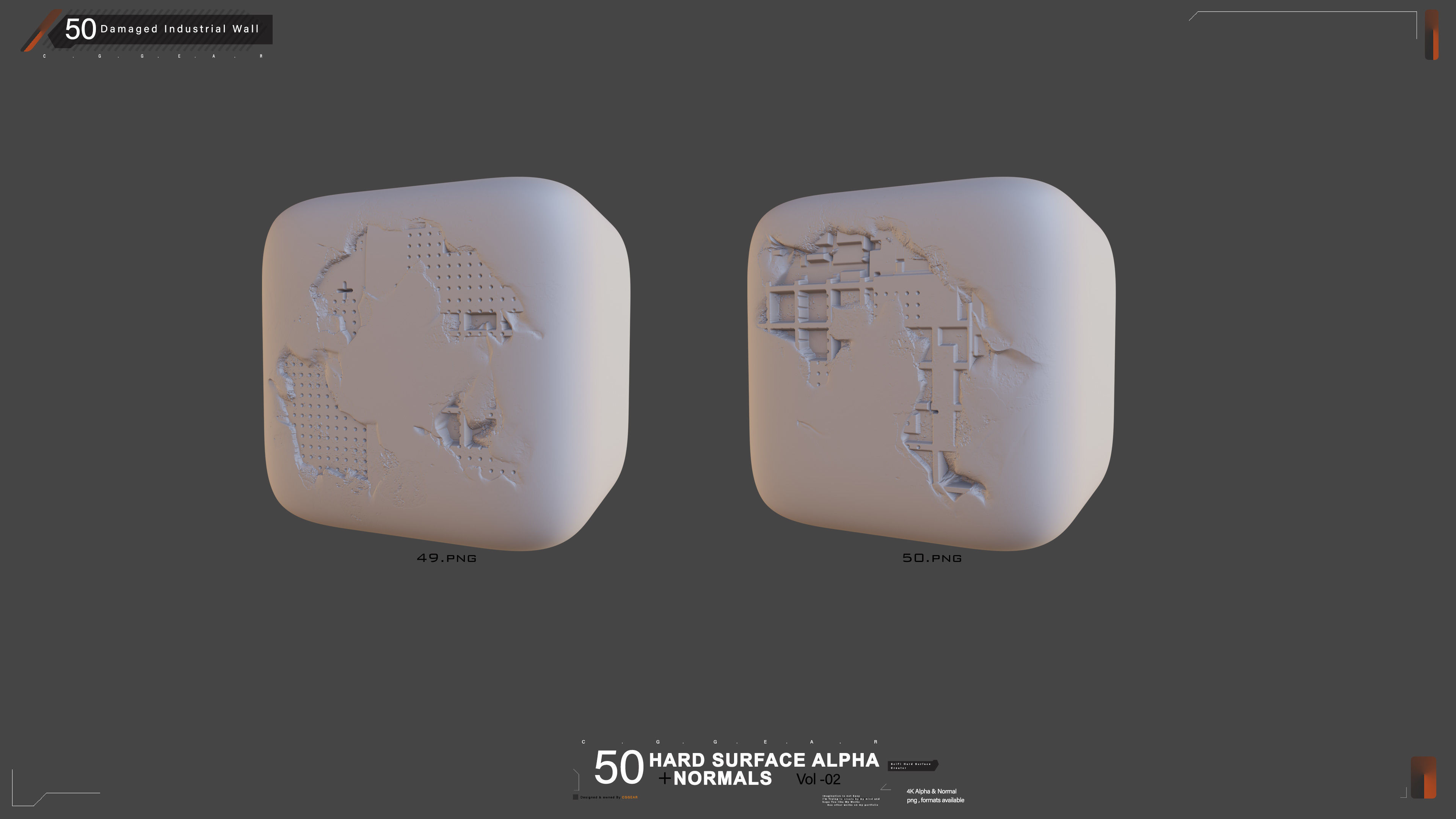 Hard-Surface Alphas Damaged wall Vol 2 Texture_10