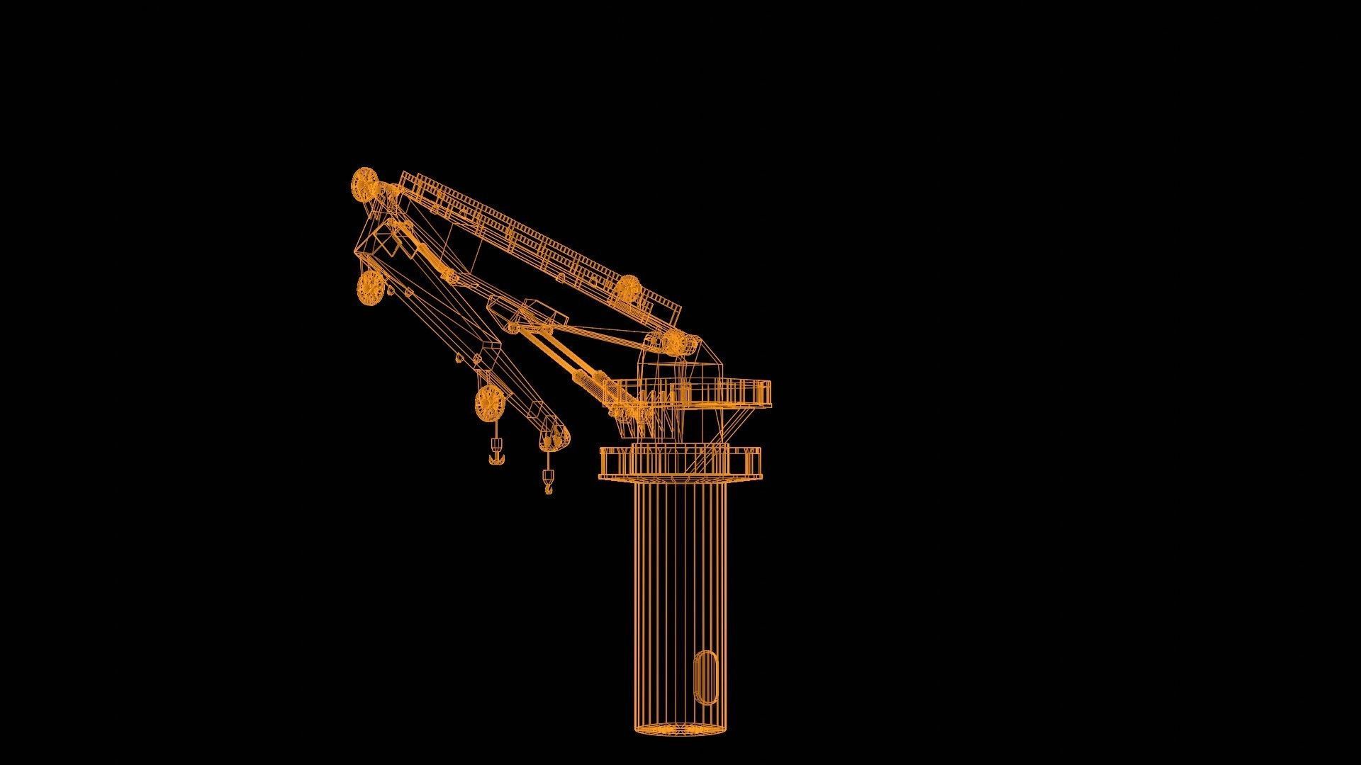 Crane Boom 3D print model_41