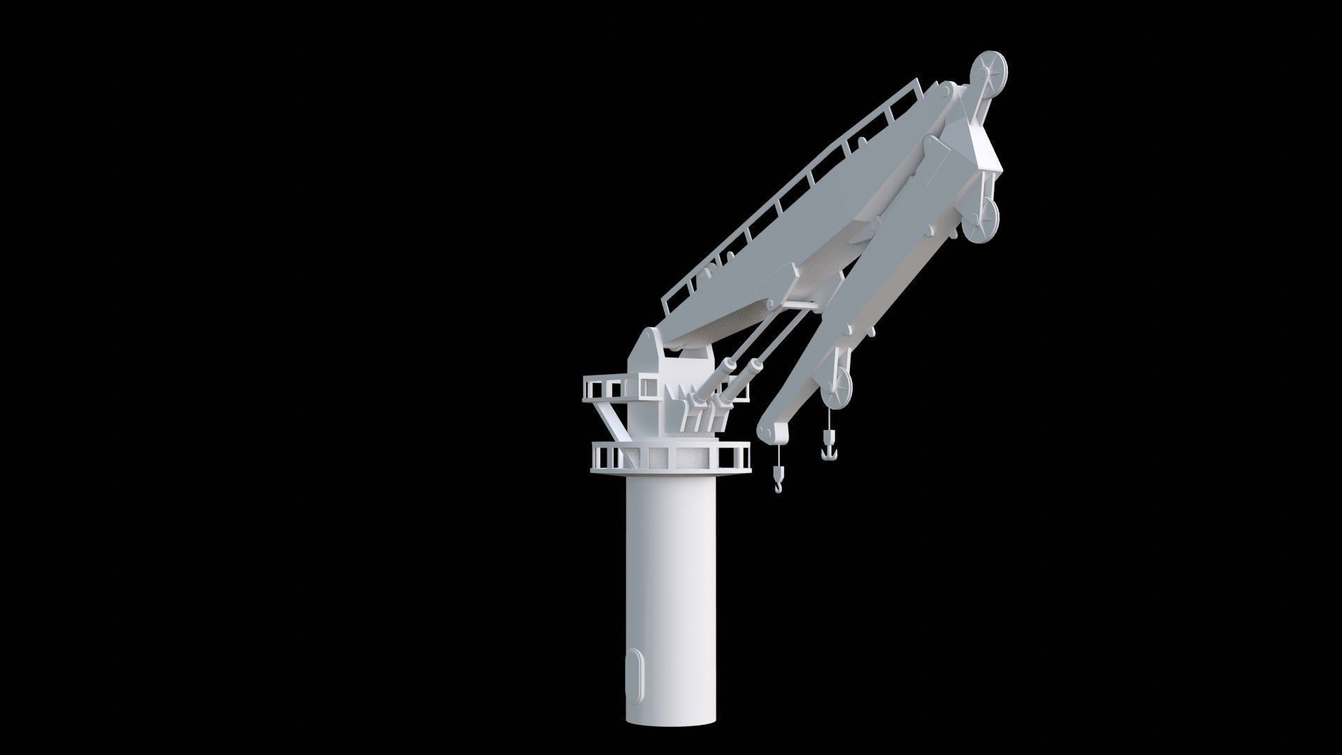 Crane Boom 3D print model_11