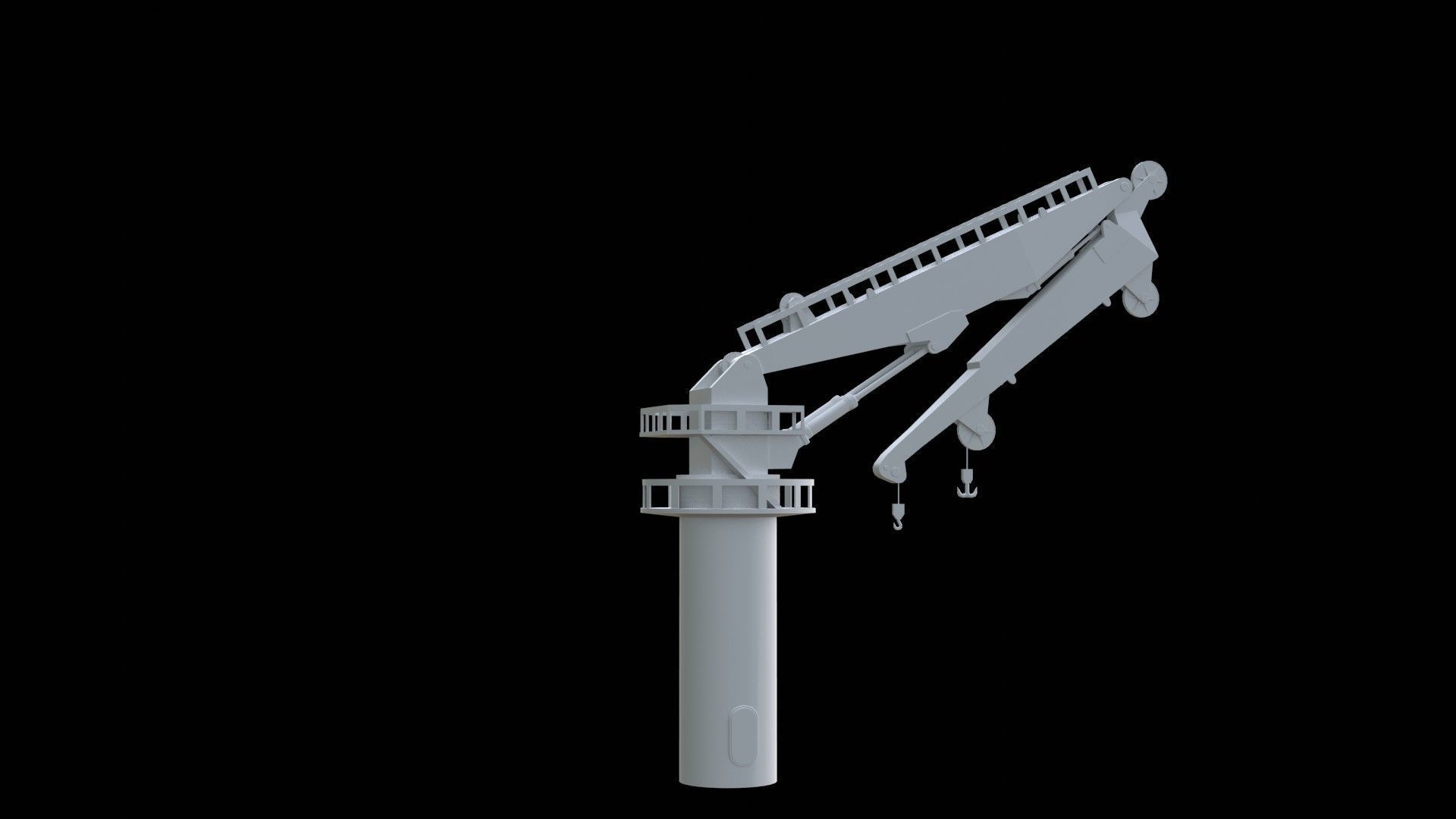 Crane Boom 3D print model_7