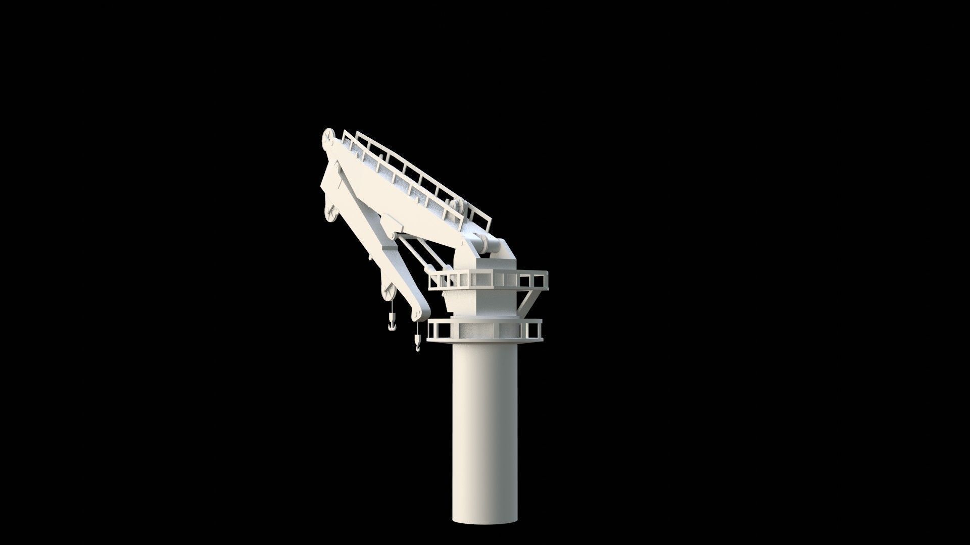 Crane Boom 3D print model_21